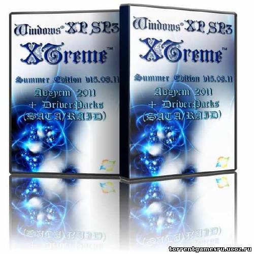 Windows® XP Sp3 XTreme™ Summer Edition v15.08.11 (Август 2011 г.) + DriverPacks (SATA/RAID) Скачать торрент