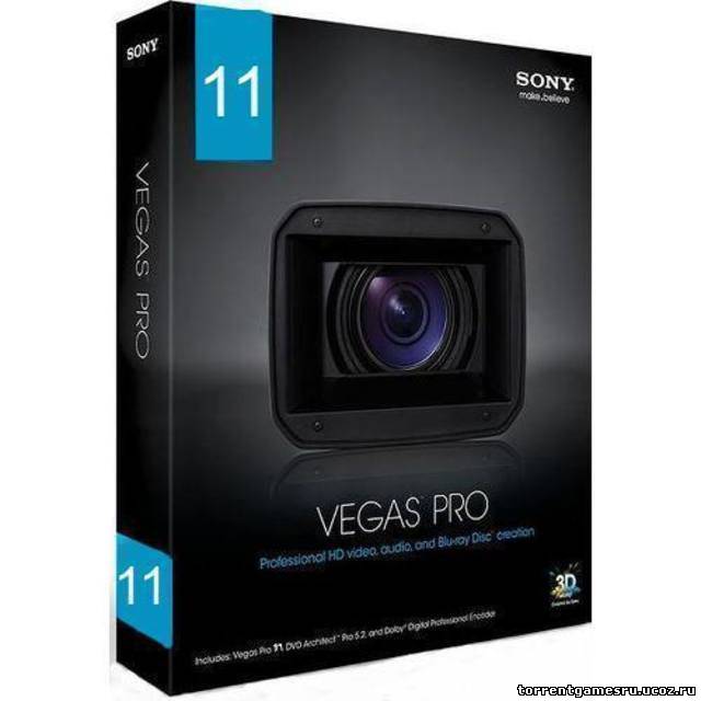 Sony Vegas Pro 11 Build 424/425 + Sony Vegas Pro 11 Build 424 Portable Скачать торрент